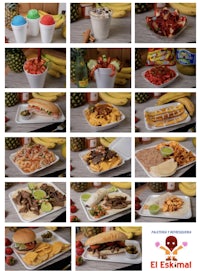 a collage of pictures of various food items